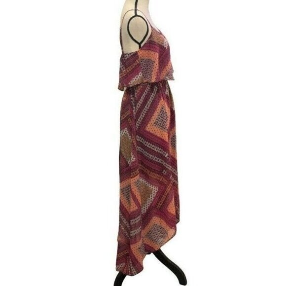 Accidentally in Love Womens High Low Maxi Dress Size M Spaghetti Straps - Picture 8 of 11